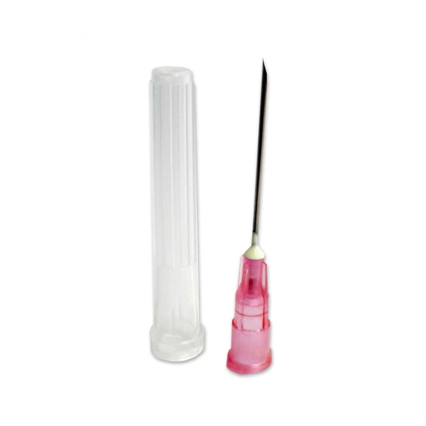 Terumo Hypodermic Needle 18G (18 Gauge) x 1.5" (1.2 x 40 mm) Pink Luer Slip Hub – Sterile (Pack of 100)