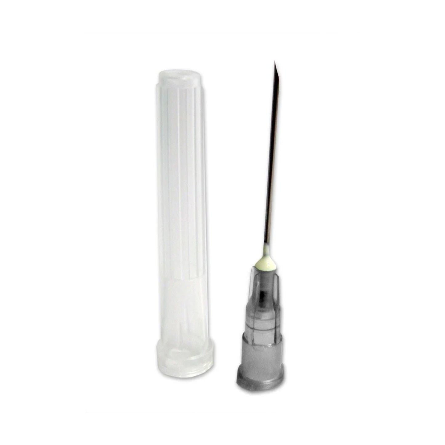 Sterile Terumo hypodermic needle, 22-gauge, 1.25 inches long (0.7 x 30 mm) black Luer slip hub