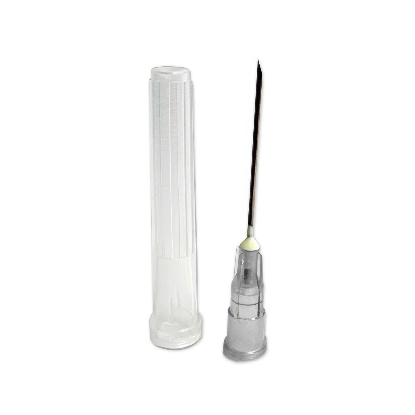 Sterile Terumo hypodermic needle, 27-gauge, 5/8 inch long (0.4 x 16 mm) grey Luer slip hub