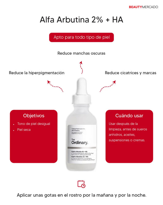 ALFA ARBUTINA 2% + HA Ordinary