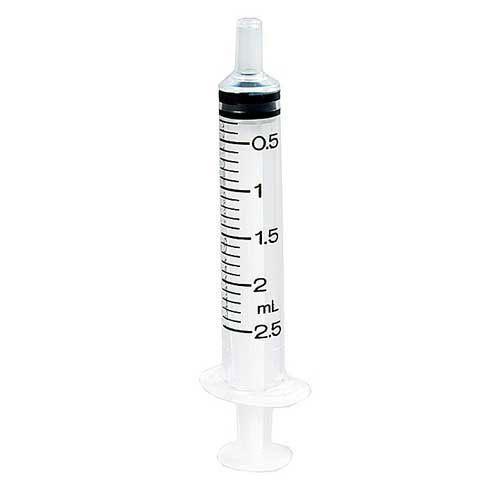 2.5 ML Terumo Hypodermic Luer Slip Syringe