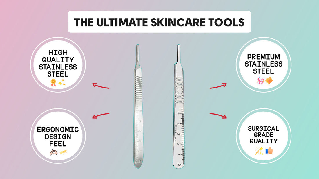 Swann Morton and Beauty Mercado No.3 dermaplaning handles compared