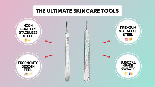 Swann Morton and Beauty Mercado No.3 dermaplaning handles compared