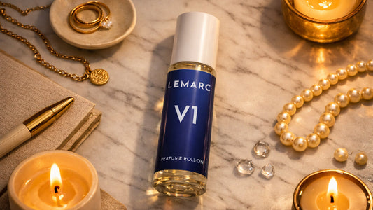 Alcohol-free Lemarc perfume oil roll-ons for long-lasting fragrance