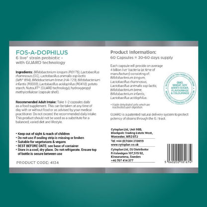 Fos-A-Dophilus Probiotic 