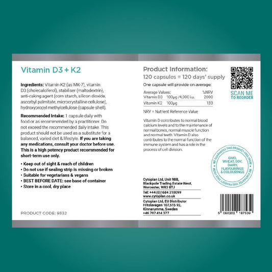 Vitamin D3 & K2 