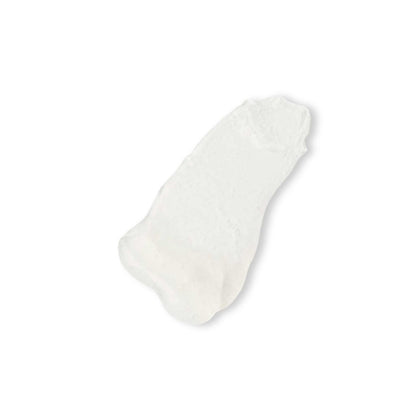 White sock on a light gray background
