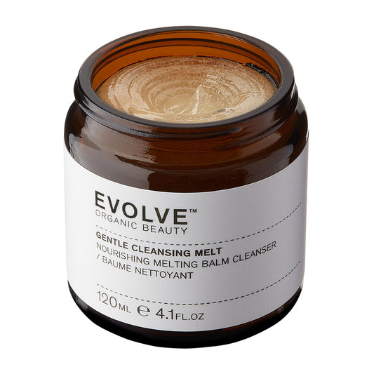 Evolve Organic Beauty Gentle Cleansing Melt jar on a white background