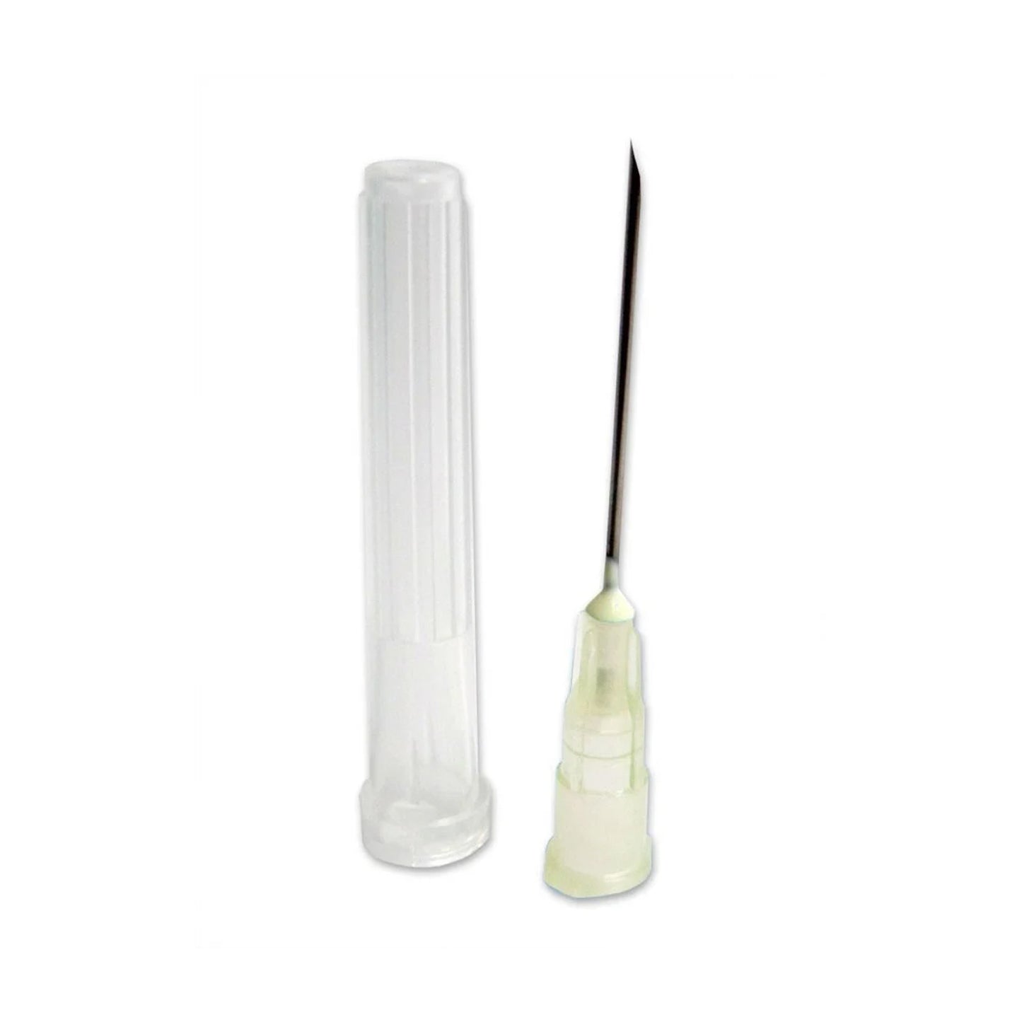 Sterile Terumo hypodermic needle, 19-gauge, 1.5 inches long (1.1 x 40 mm) ivory Luer slip hub