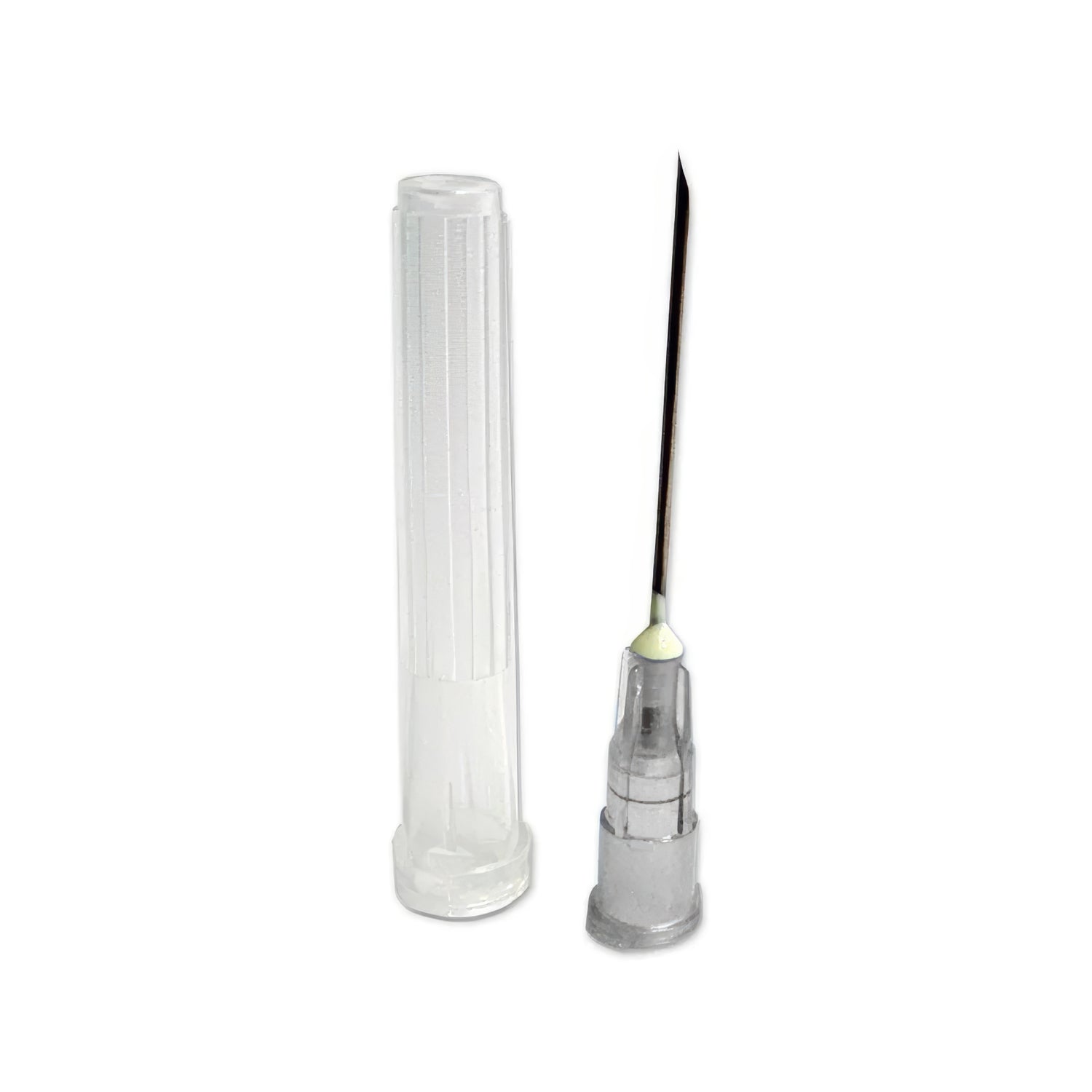 Sterile Terumo hypodermic needle, 27-gauge, 5/8 inch long (0.4 x 16 mm) grey Luer slip hub