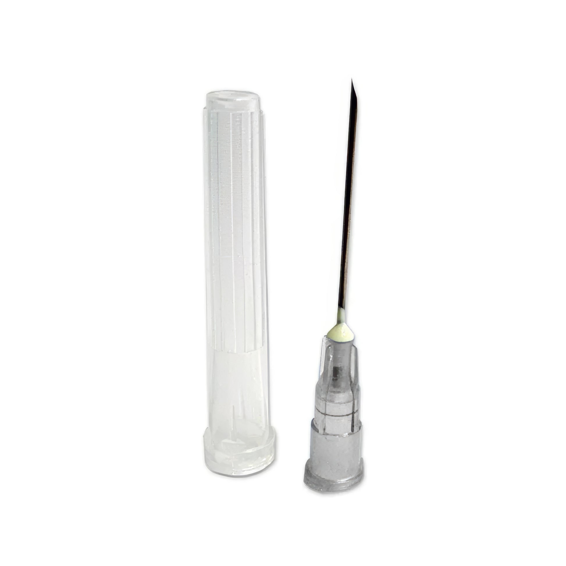 Sterile Terumo hypodermic needle, 27-gauge, 5/8 inch long (0.4 x 16 mm) grey Luer slip hub