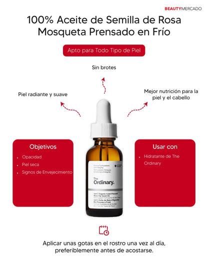 ACEITE ROSA MOSQUETA ORIGINAL PRENSADO EN FRIO 100%