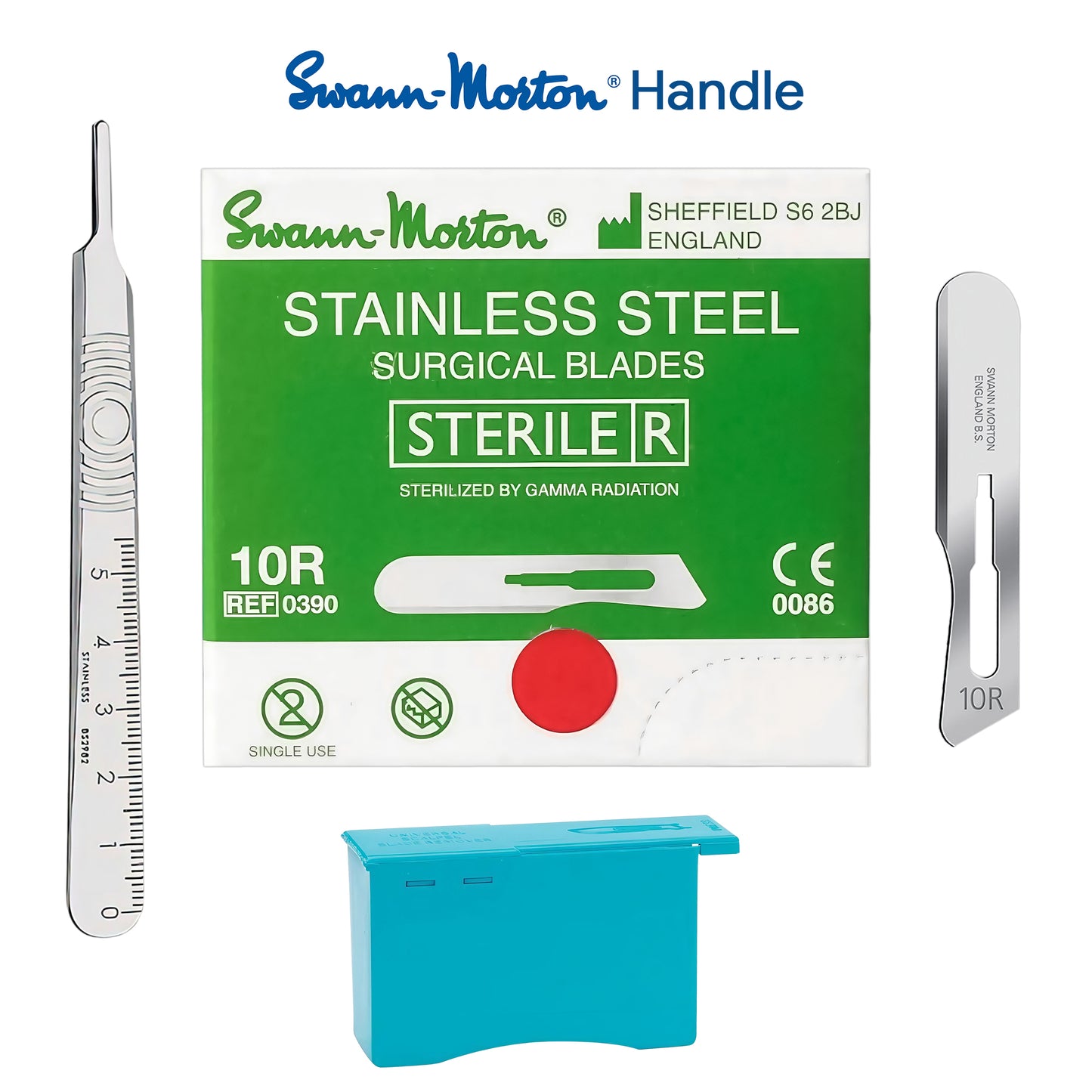 Swann Morton Stainless Steel Dermaplaning Blade Size 10R