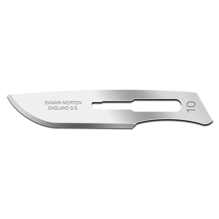 Swann Morton Carbon Steel Dermaplaning Blade No.10 Kit With Swann Morton Handle