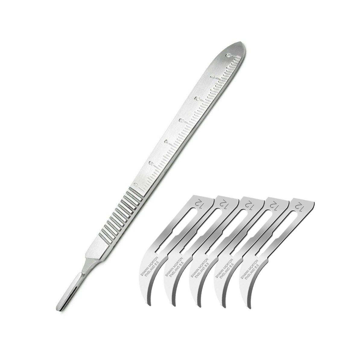 Scalpel Handle No. 3 & Swann Morton No 12 Non-Sterile swann morton