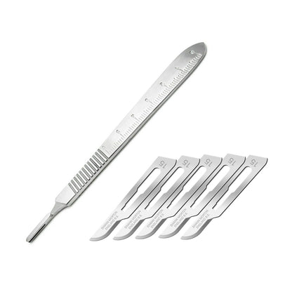 Reusable Scalpel Handle No. 3 & Swann Morton No 15 Blades