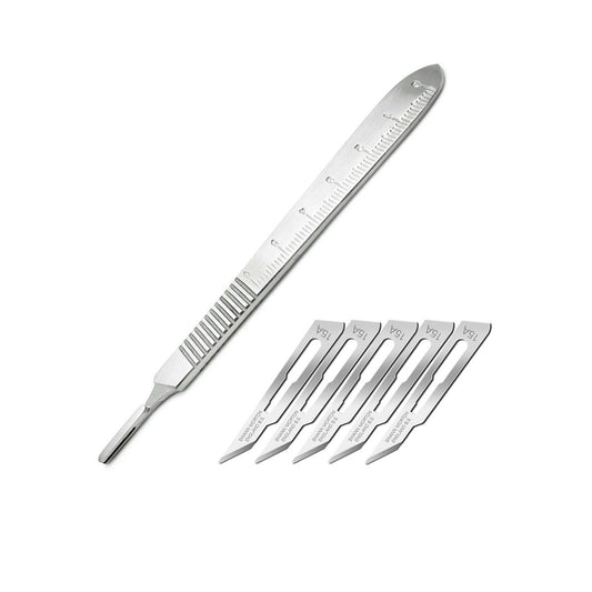 Reusable Scalpel Handle No. 3 & Swann Morton No 15A Blades 