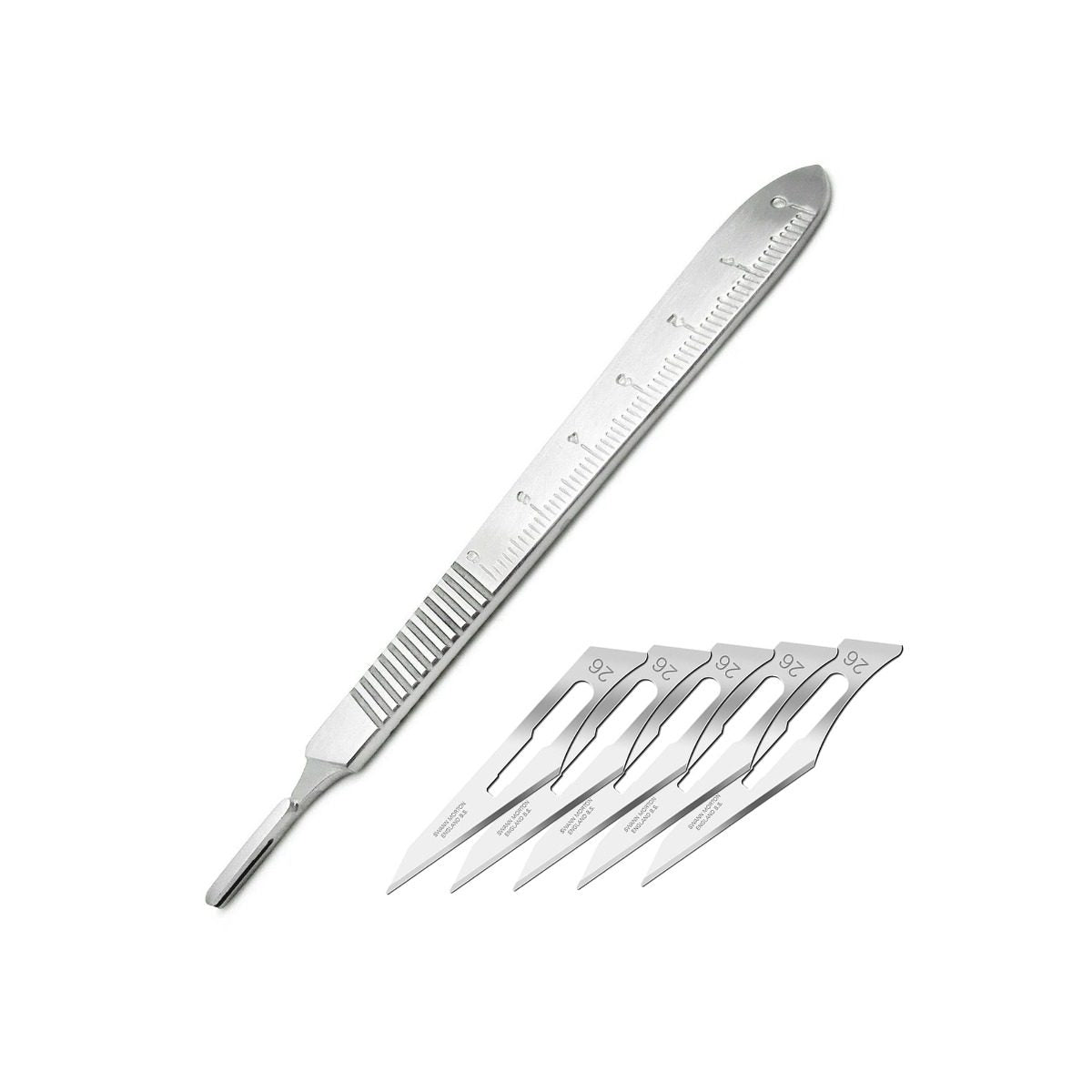 Scalpel Handle & Swann Morton No 26 Blades Non-Sterile