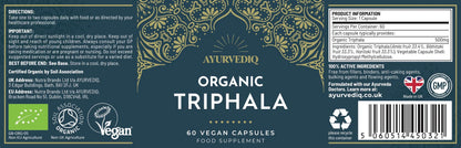 Ayurvediq Organic Triphala Caps 